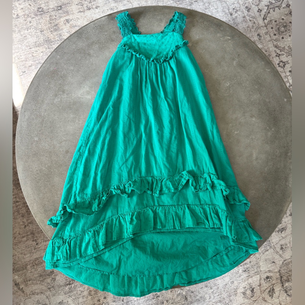 Matilda Jane Seriously Sweet Dress Teal size 6